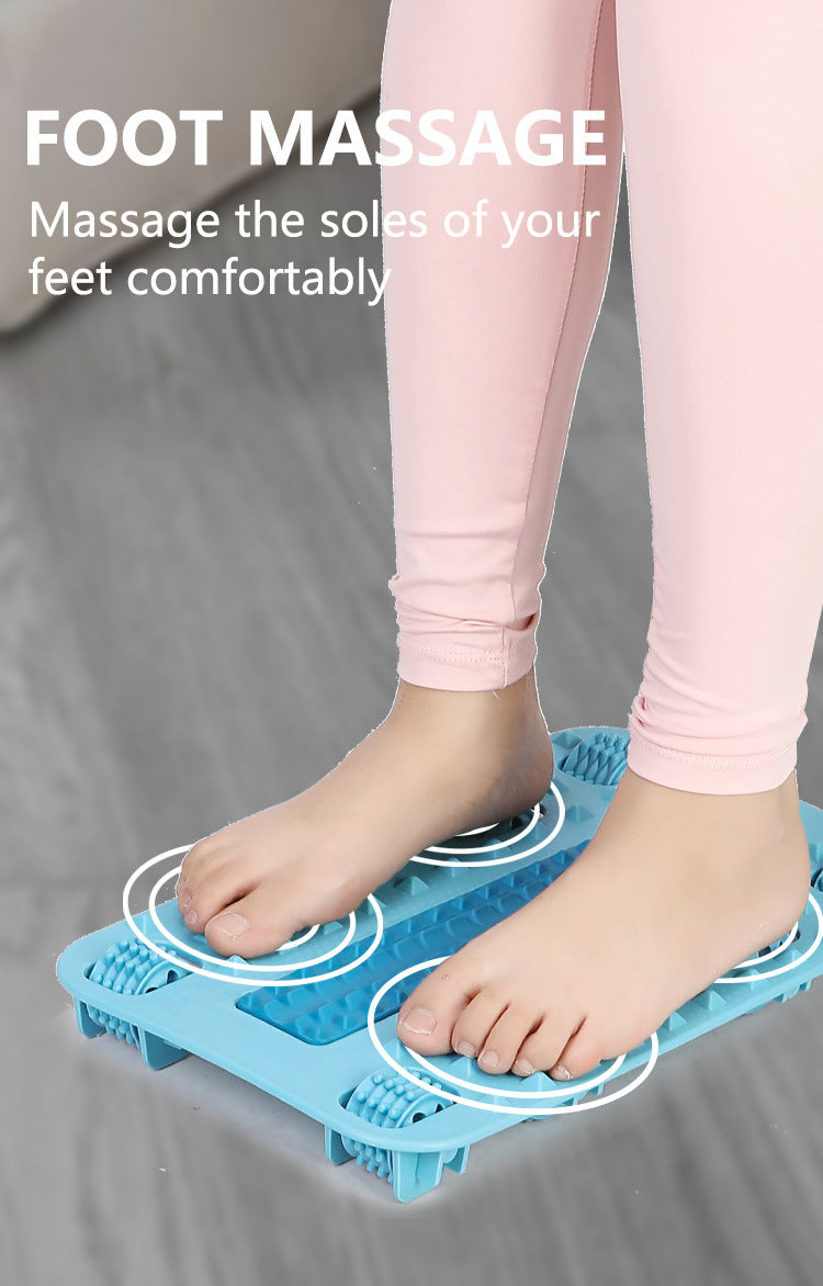 Adjustable Spine Board Back Cracker & Lumbar Massager – Acupressure Foot and Back Stretching Device for Herniated Disc, Sciatica & Posture Correction